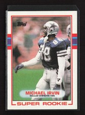 1989 Topps #383 Michael Irvin Dallas Cowboys Rookie Near Mint or Better