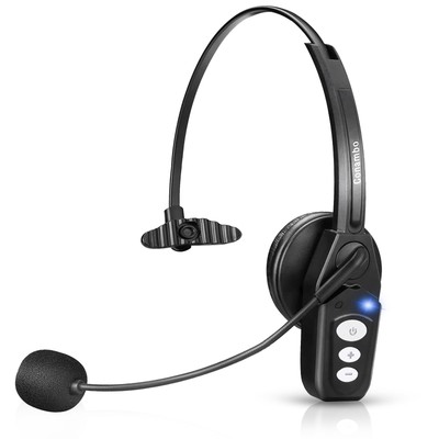 Trucker Bluetooth Headset, Wireless Headset with Noise Cancelling Microphone,...