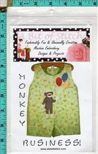 "Monkey Business" A Bit of Stitch Computerized Sewing Machine Design CD NEW!