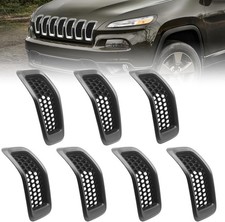7pcs Grill Mesh Inserts Fit for Jeep Cherokee 2014-2018, Honeycomb Mesh