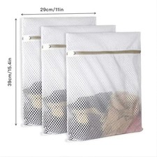 Mesh Laundry Wash Bags with Zipper Washing Net Underwear Delicates