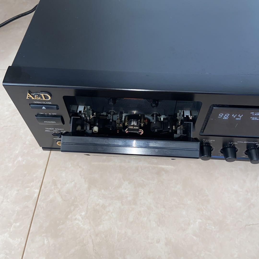 A&D GX-Z5300 3-Head Cassette Deck Japan Made Working Akai Remote