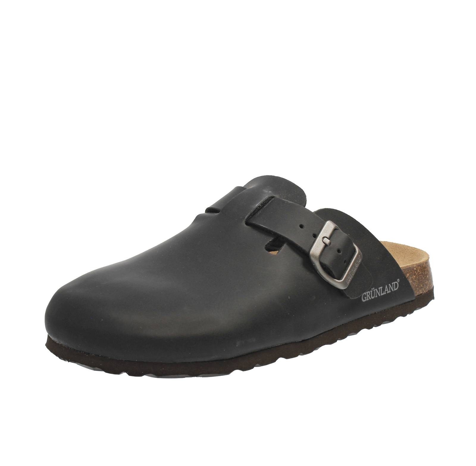 Grunland Bobo - Clog Con Fibbia Nero - Талья 43 Скарпе Уомо Чиабатте Сокколи 14590₽