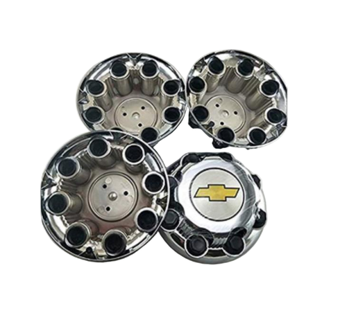 4pcs New Chevy CHROME 8 Lug Center Caps Express Van 9597163 for