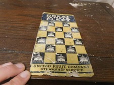 Vintage United Fruit Company Great White Fleet Steamship Boat Brochure
