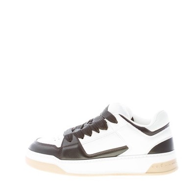 HOGAN herren schuhe weiß und schwarz leder Chamallow sneaker HXM6670FL40TLN0001