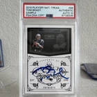 Playoff 2010 National Treasures Tom Brady Auto PSA Auth 10 Tom brady psa 10