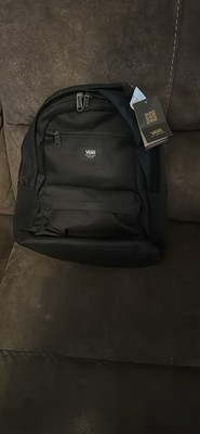 VANS Off The Wall Startle Backpack Black Zip Closure Outer Pockets Travel