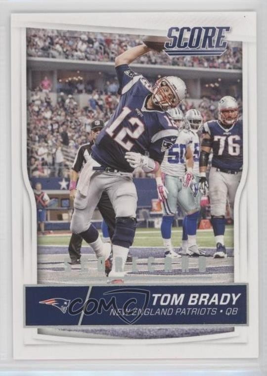 2016 Score Scorecard Tom Brady #189 1u0