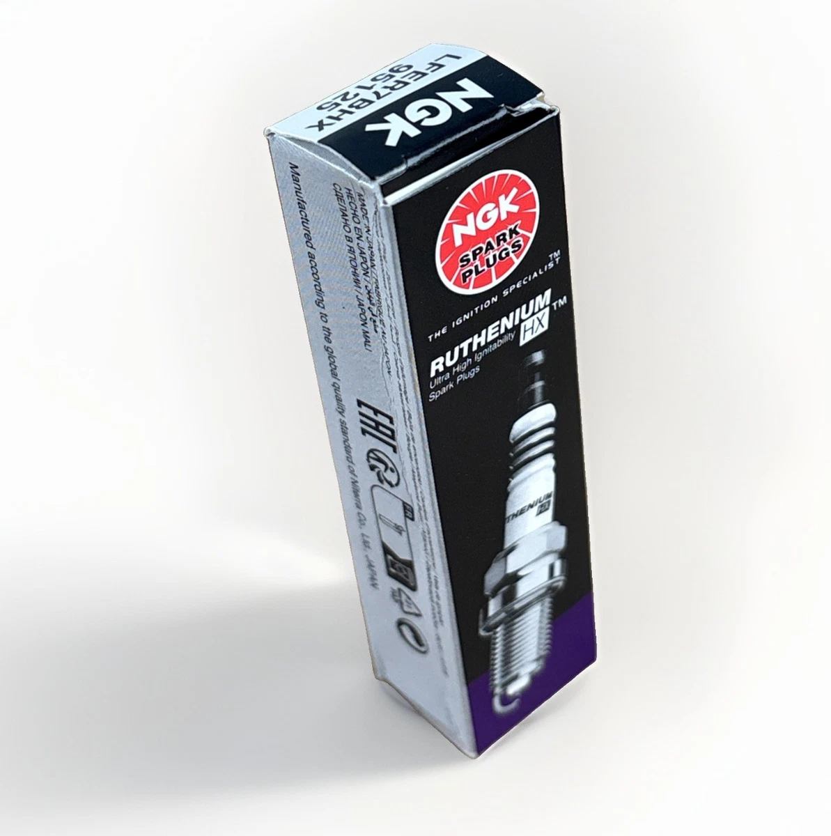 4x NGK RUTHENIUM HX Spark Plugs LFER7BHX 95125 photo 3