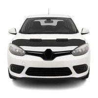 Haubenbra Steinschlagschutz FüR Renault Fluence 2010-2015 Schwarz Halb