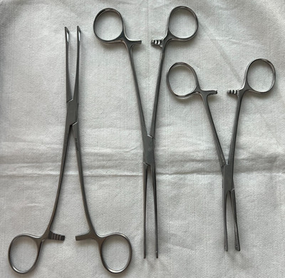 Codman 19-4000/ DI-Main/K/S Pennington Hemorrhoidal Forceps Set OF 3