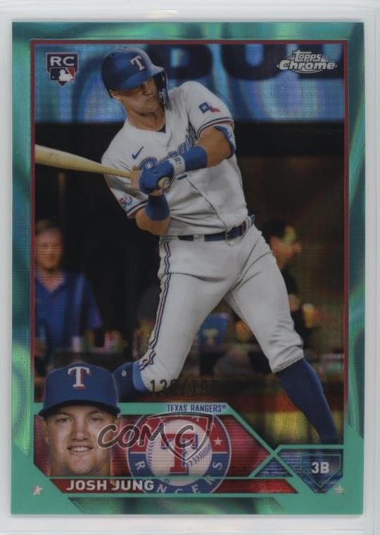 2023 Topps Chrome Aqua Lava Refractor /199 Josh Jung #93 0vy7
