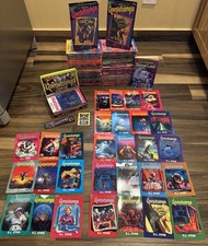 VTG Lot Of R.L. Stine Goosebumps Books- VHS T...