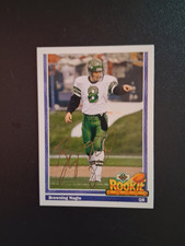 Browning Nagle - Jets Autographed Vintage 1991 Upper Deck Rookie card. rookie card picture