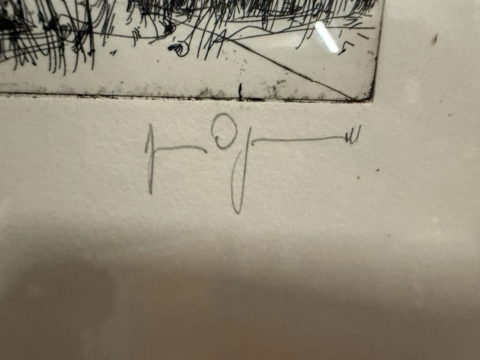 Gertrude Degenhardt Radierung „Auftakt“ signiert & nummeriert 101/200 - Bild 2 von 4