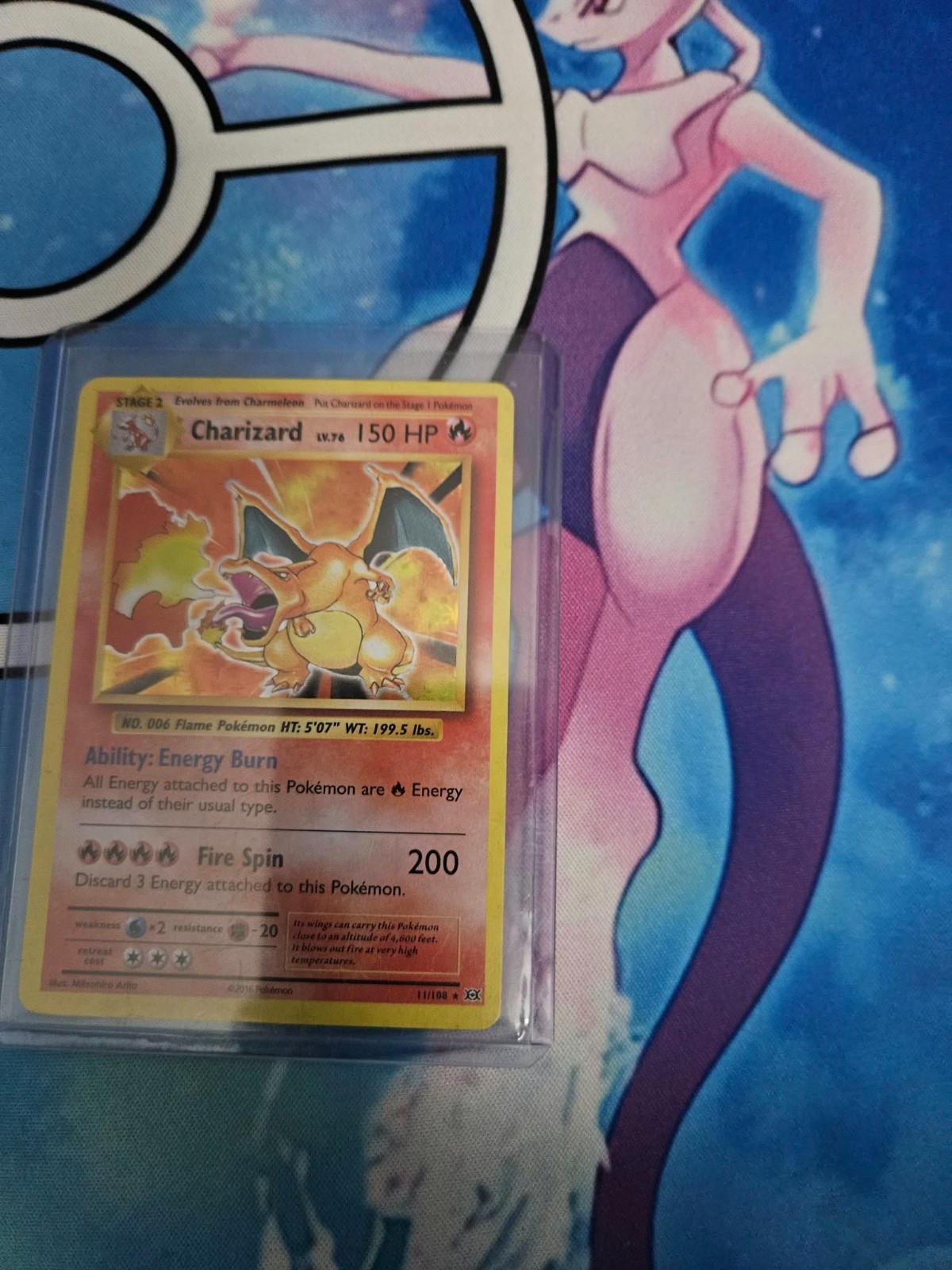 Pokemon Charizard 11/108 Holo Rare XY Evolutions 2016 Base Set Art NM