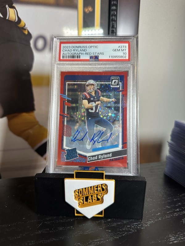 2023 Donruss Optic Rated Rookies Autographs Red Stars #273 Chad Ryland Auto /11
