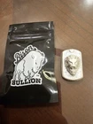 Bison Bullion Hand Poured 2.5 oz .999 Silver Lion Art Bar Very Rare!