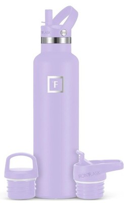 IRON °FLASK Camping & Hiking Hydration Canteens - 3 Lids (Narrow Spout Lid)