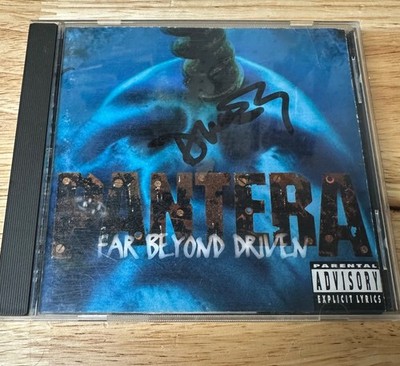 Pantera Far Beyond Driven CD Signed All 4 Members Dimebag Darrell Front Autograp