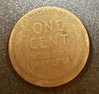 1924 D Lincoln Wheat Cent ~ Planchet Struck ~ off center