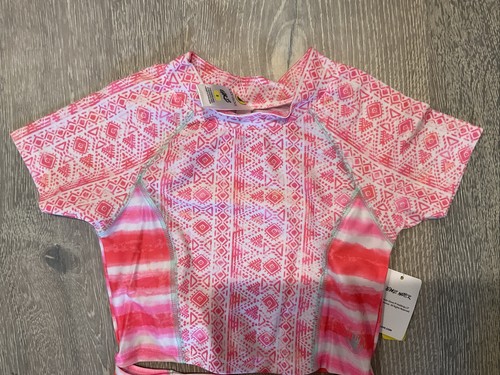 Body Glove Girls Pink UPF Rash Guard Bikini Swimsuit Size 8 New - Picture 2 of 6