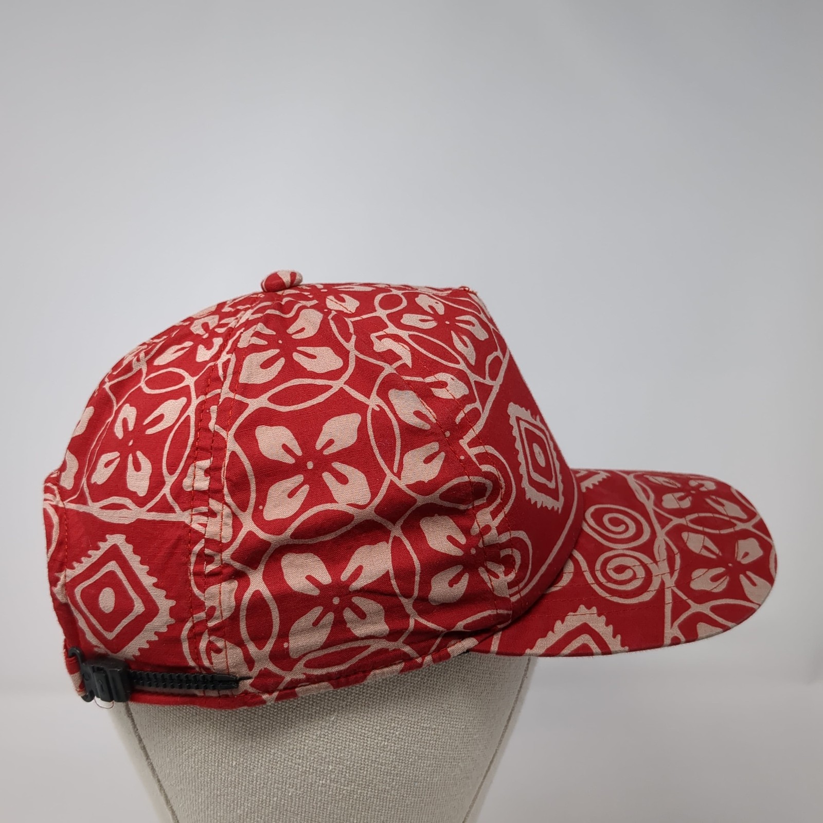 Printed Pattern Slideback 5 Panel Cap Red One Siz… - image 6