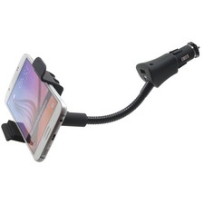 For Samsung Galaxy S20/S21/S23/S24/S25/FE - Car Mount Charger Holder DC Socket