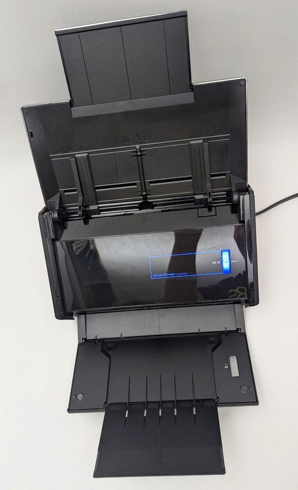 Fujitsu ScanSnap iX500 Color Duplex Pass-Through Scanner w/ Adapter & USB Cable - Image 3 of 4