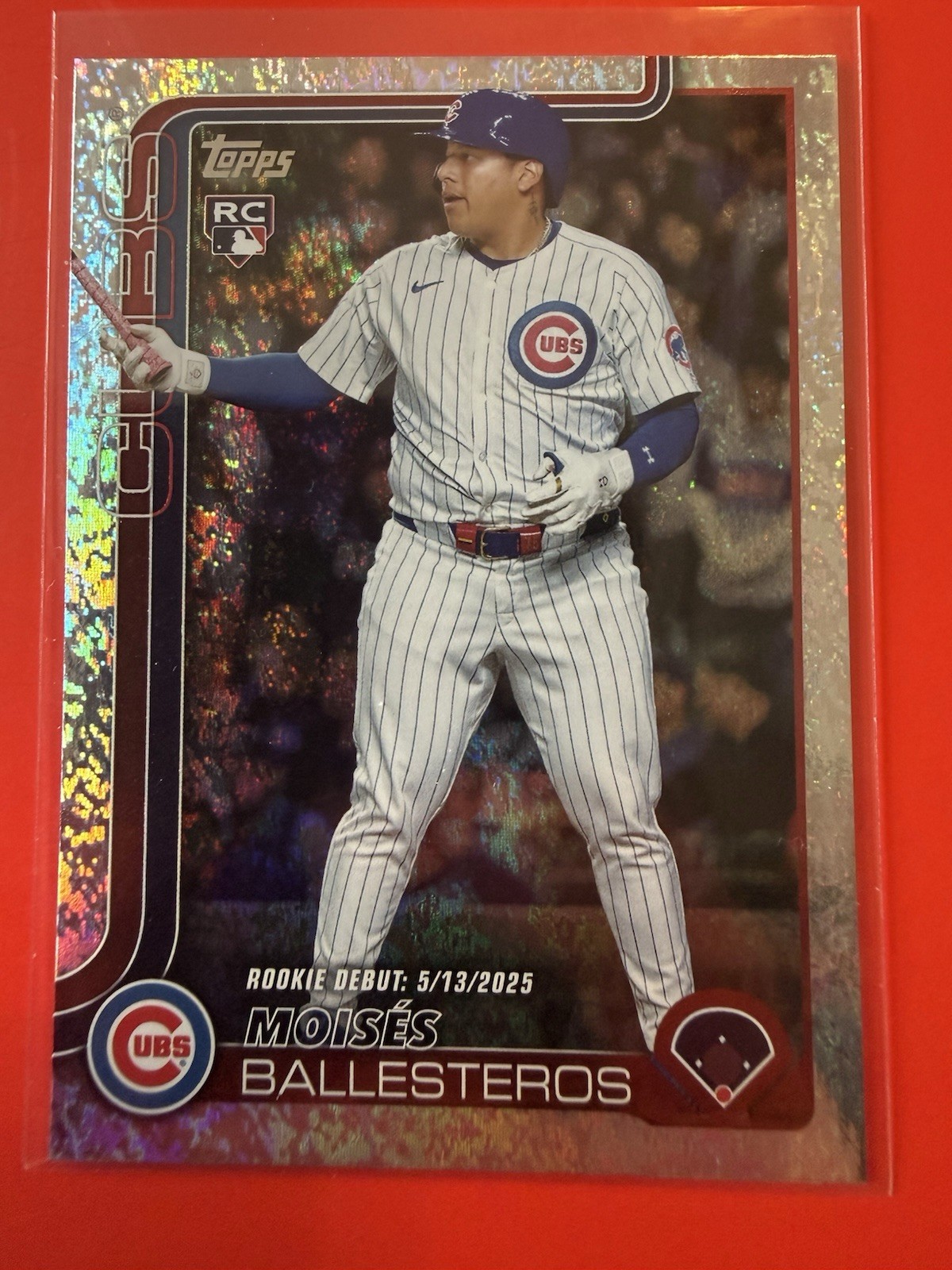 2025 Topps Update Series - Moises Ballesteros #US262 Sandglitter (RC)