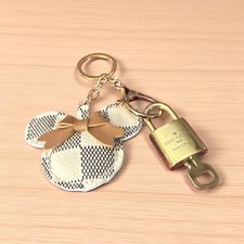 Authentic Louis Vuitton Lock and Key Set with Unbranded Bag Charm
