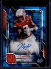 2025 Bowman Chrome University Sapphire Football Nyziah Hunter #BCA-NH