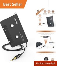Durable Cassette to Aux Adapter with Intelligent Design for High-Quality Music