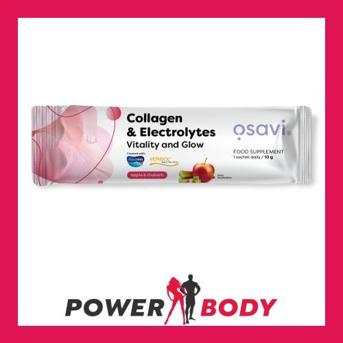 Osavi - Collagen Electrolytes Vitality & Glow, Apple-Rhubarb 10g