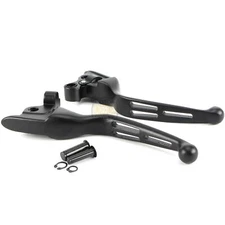 Pair Brake Clutch Hand Levers For Harley Touring Road King Street Glide 2008-22
