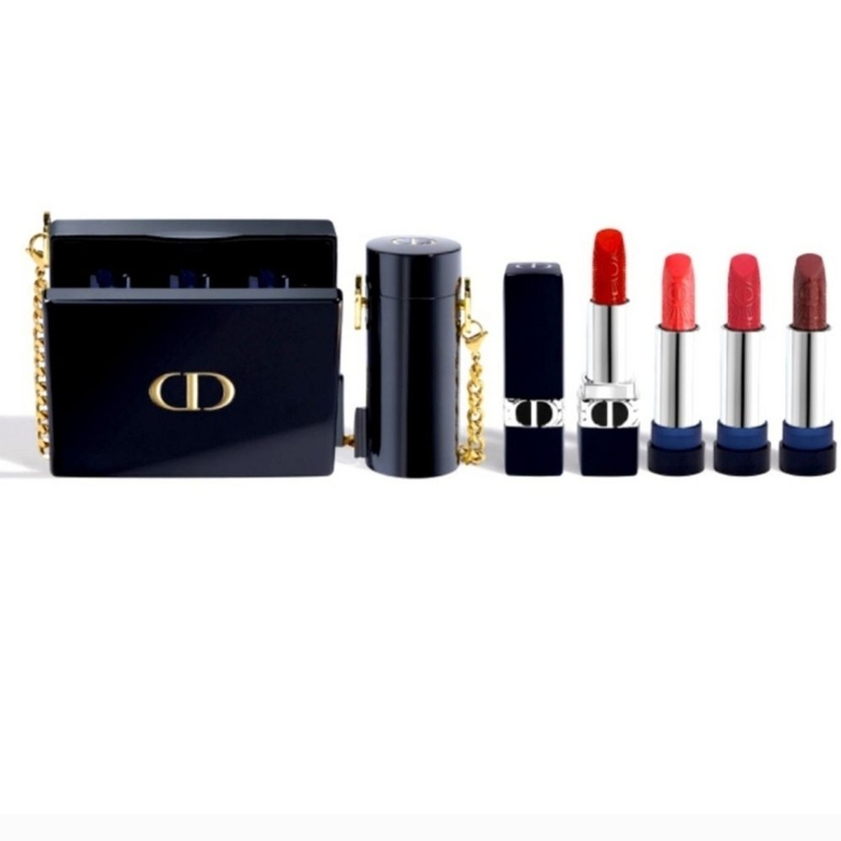 DIOR Rouge Minaudiere Limited Edition Lipstick and Clutch set