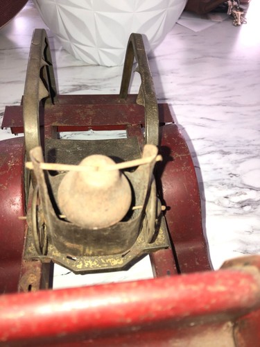 Vintage 1920's Pressed Steel Oh Boy! #135 Fire Engine 19" Toy Truck HARD TO FIND - Picture 9 of 11
