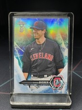 2021 Topps Chrome Ben Baller Shane Bieber Icy I-9 Cleveland Indians Baseball