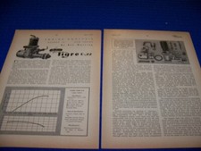 SUPER TIGRE G.22 R/C ENGINE ...DETAILS/2-VIEWS/SPECS/HISTORY/GRAPH 946JJ 