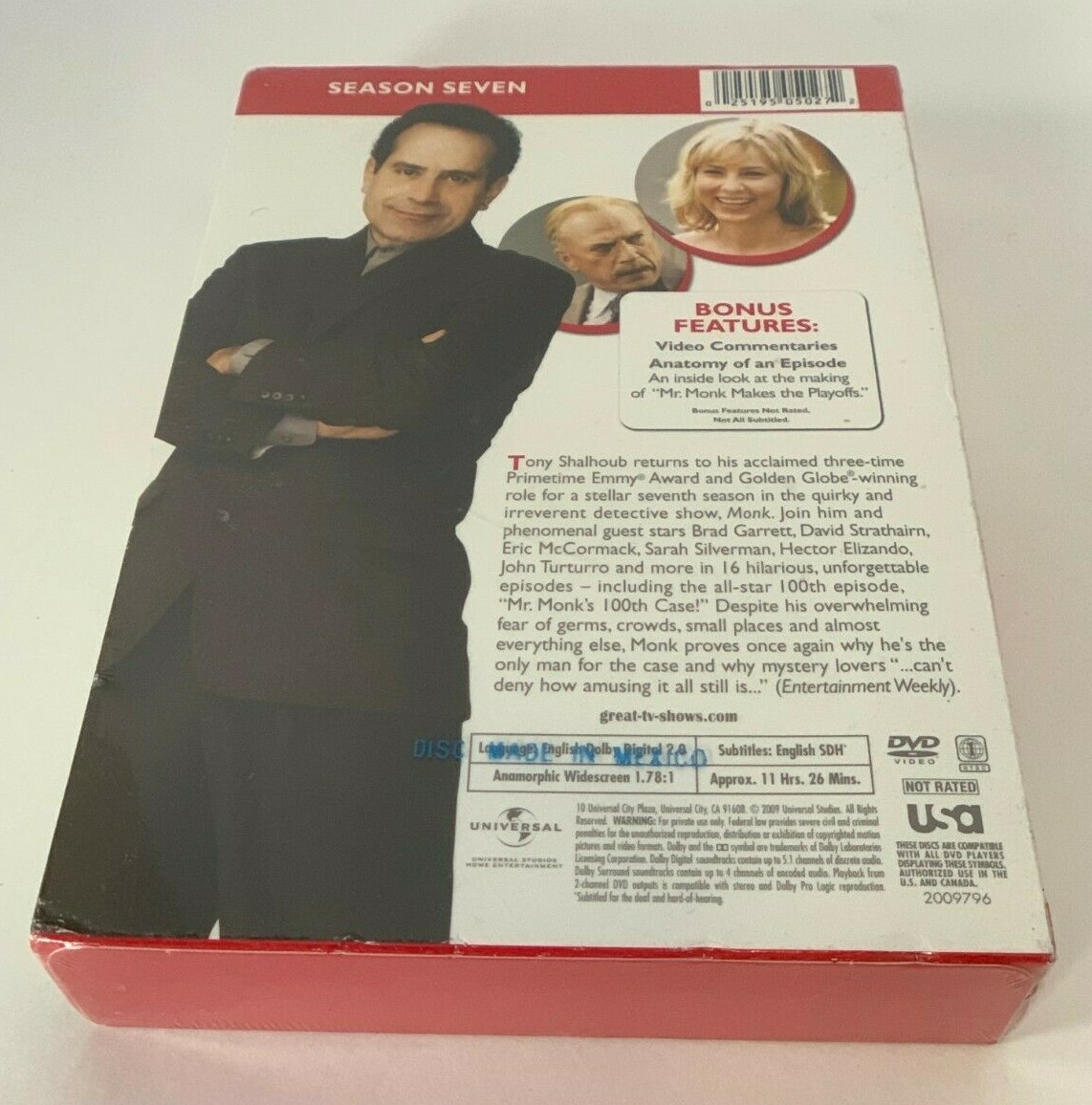 Monk: Season Seven／ [DVD] [Import] Monk - Season Seven (DVD, 2009, 4-Disc Set) 25195050272| eBay