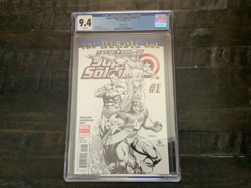 Steve Rogers Super Soldier 1 Finch 1:150 Variant CGC 9.4 Marvel 2010