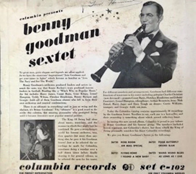 Rare Vintage SEXTET. Benny Goodman Record Album Set: C-102 - Image 2 of 3