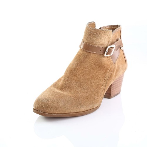 Alex Marie Suede Boots 6M Camel Brown 