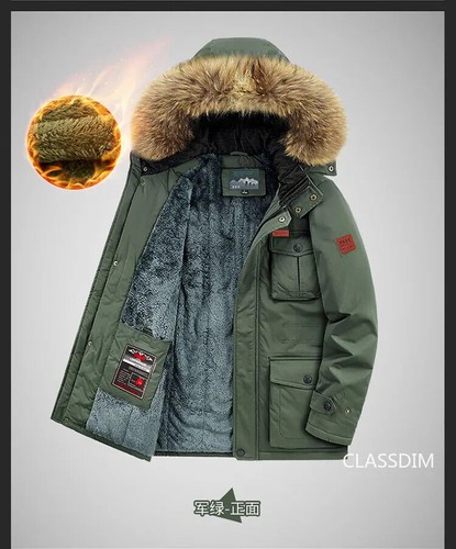 Herren Winterjacken 8X Longjacken Herren Outdoor Daunenjacken - Bild 15 von 27
