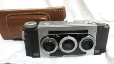 VINTAGE 1950s DAVID WHITE REALIST CAMERA w/ CASE FOR REPAIR