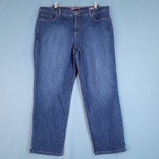 Gloria Vanderbilt Amanda Women's Denim Pants Blue Size 18W