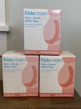 3X Frida Mom Pain + Strain Relief Tape 18ft Roll w/Dispenser
