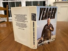 1st Ed 1985 Chuck Yeager An Autobiography Test Pilot Fighter Ace Right Stuff HC