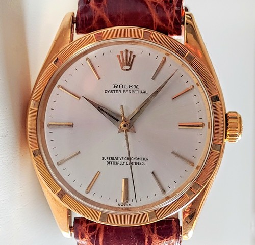 ROLEX OYSTER PERPETUAL UOMO ORO MASSICCIO 18K ORIGINALE REVISIONATO  GARANZIA! | eBay